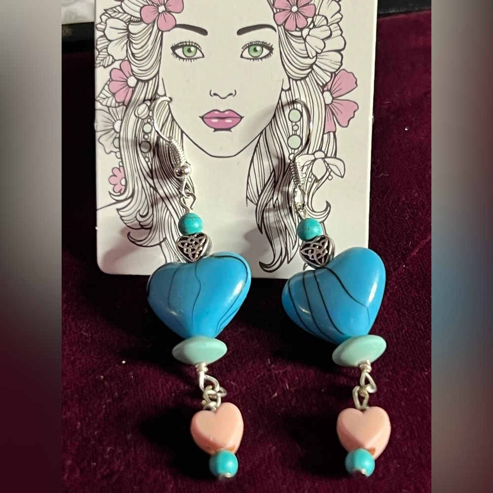 Whimsical Heart's Delight: Charming Sterling Silver Earrings**